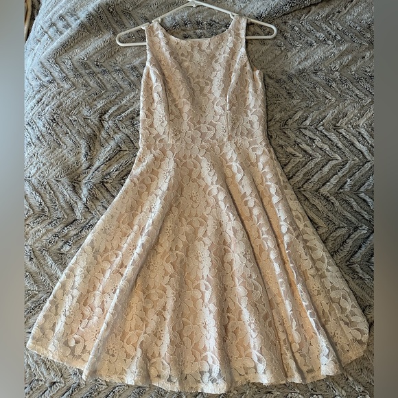 Cream wedding dinner dress - Picture 1 of 3
